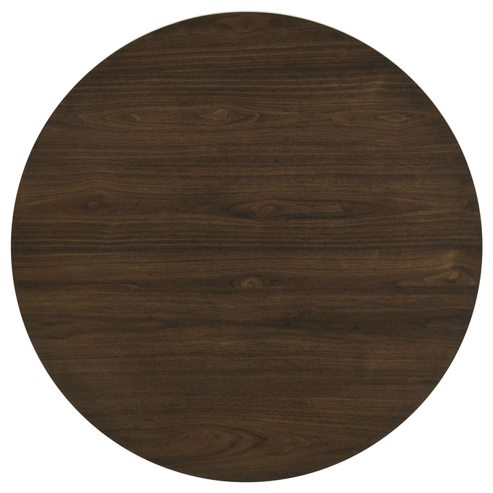 Hamlyn 47-inch Round Wood Dining Room Table Walnut