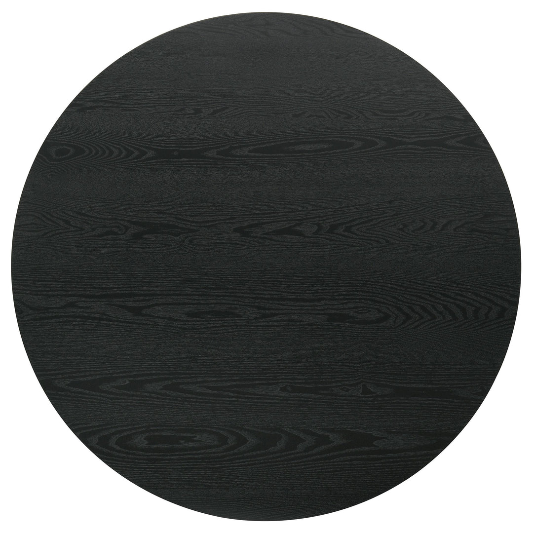 Hamlyn 5-piece Round Wood Counter Height Dining Set Black