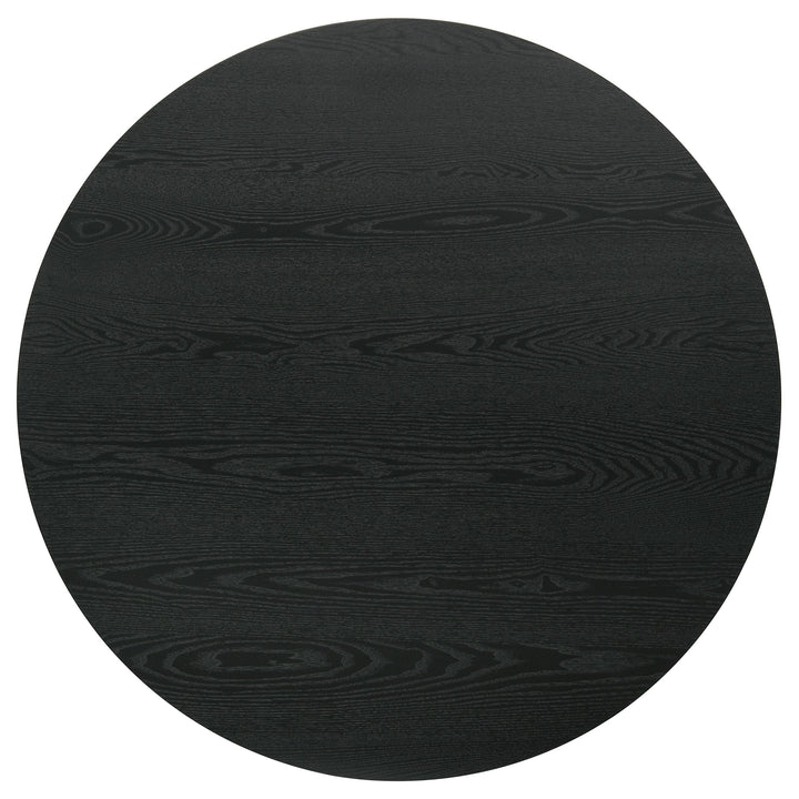 Hamlyn 5-piece Round Wood Counter Height Dining Set Black