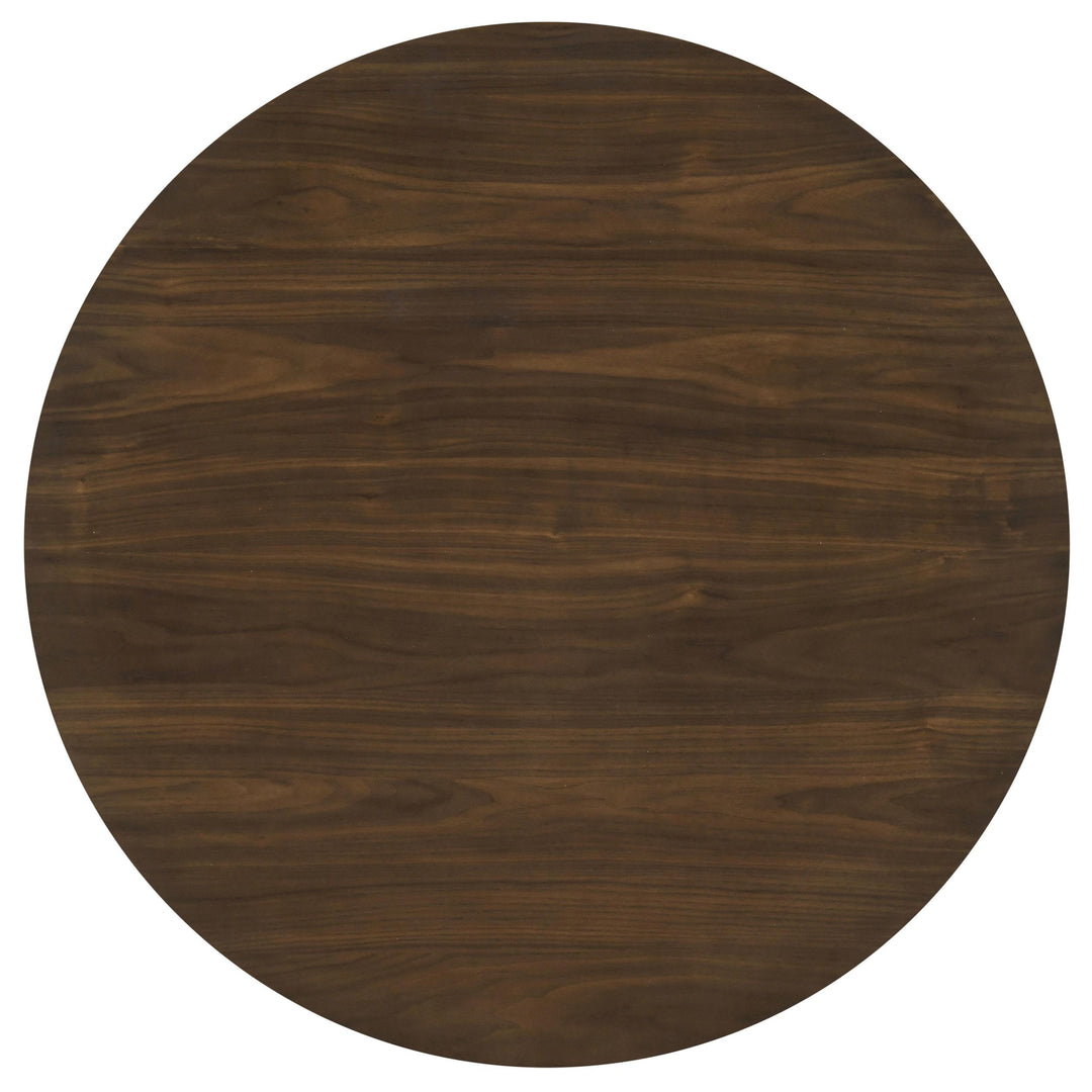 Hamlyn 5-piece Round Wood Counter Height Dining Set Cream and Walnut