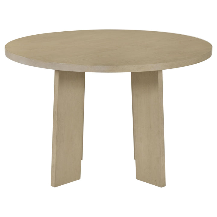 Strouse 5-piece Dining Set Cream and Natural Oak