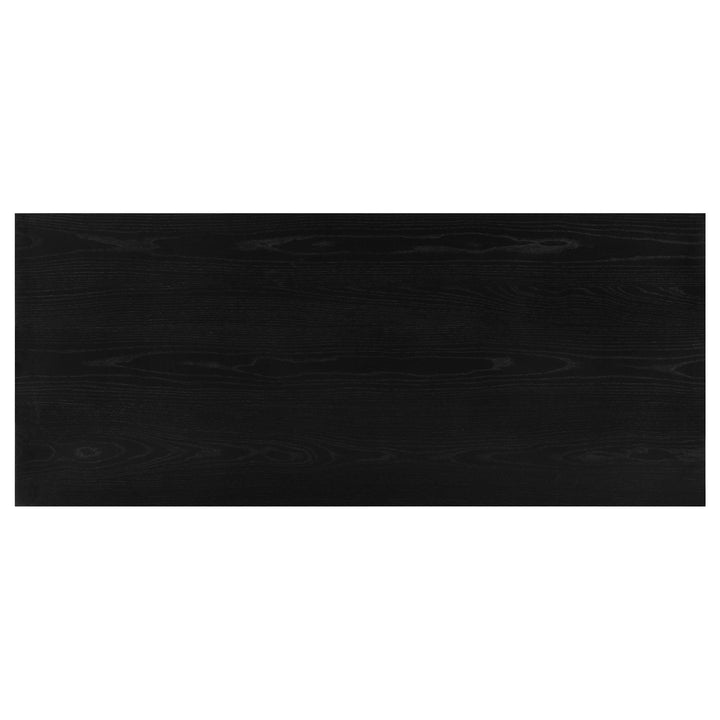 Decker 7-piece 82-inch Rectangular Dining Set Wheat and Black