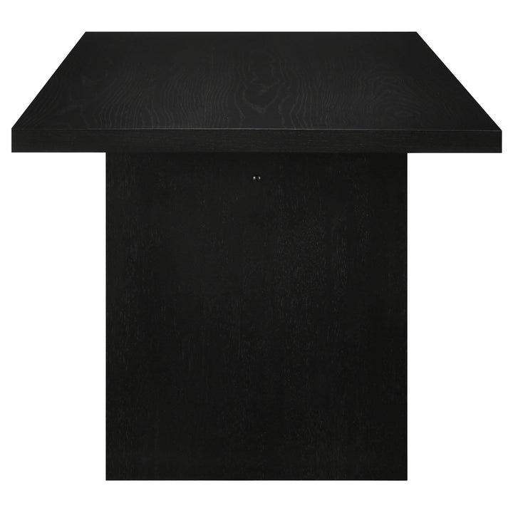 Decker 7-piece 82-inch Rectangular Dining Set Black