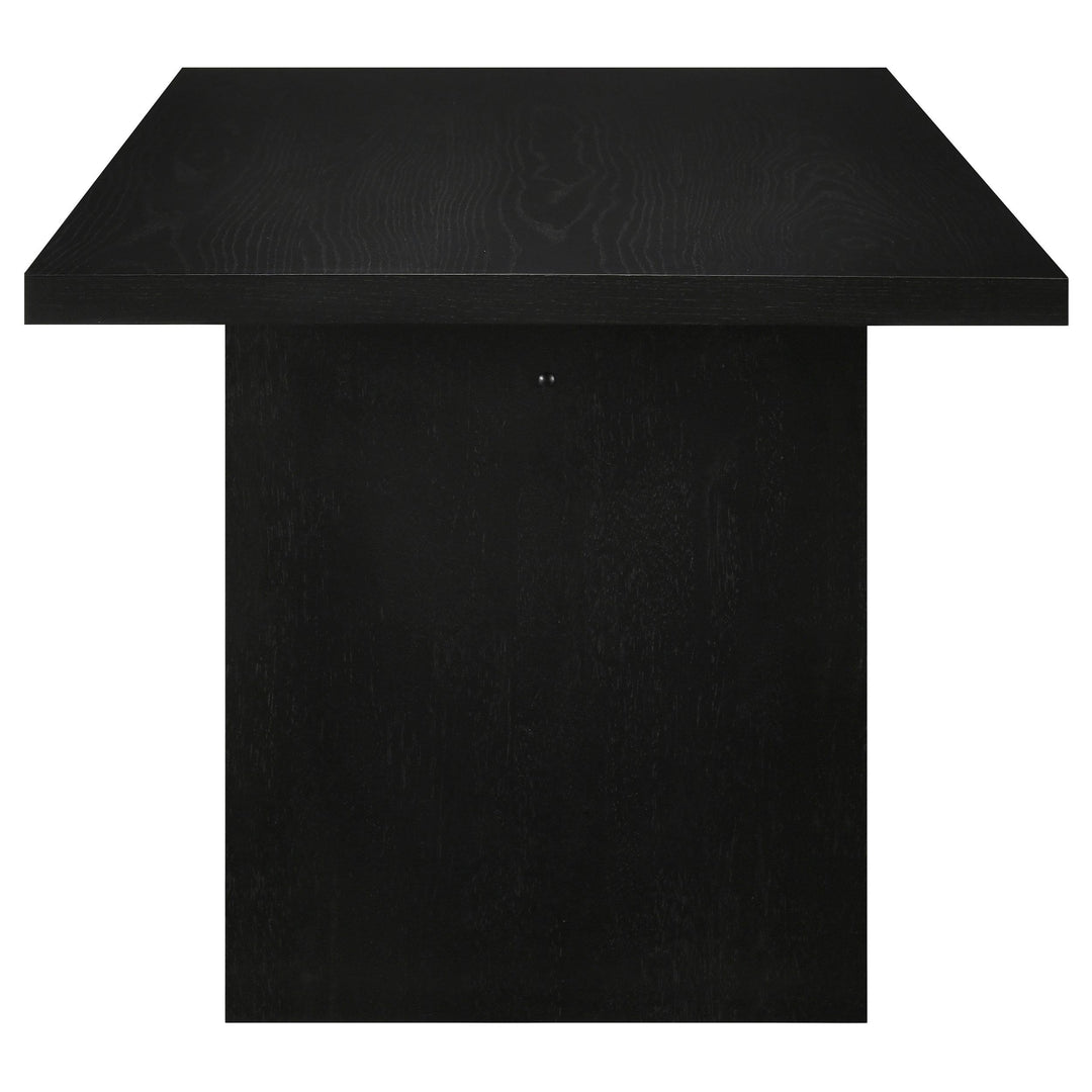 Decker 7-piece 82-inch Rectangular Dining Set Black