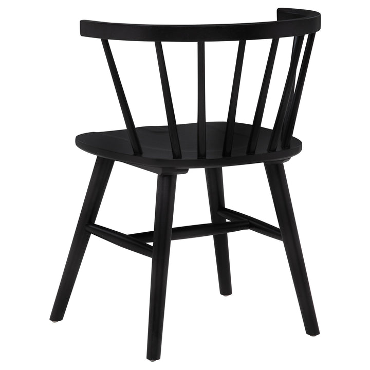 Decker 7-piece 82-inch Rectangular Dining Set Black