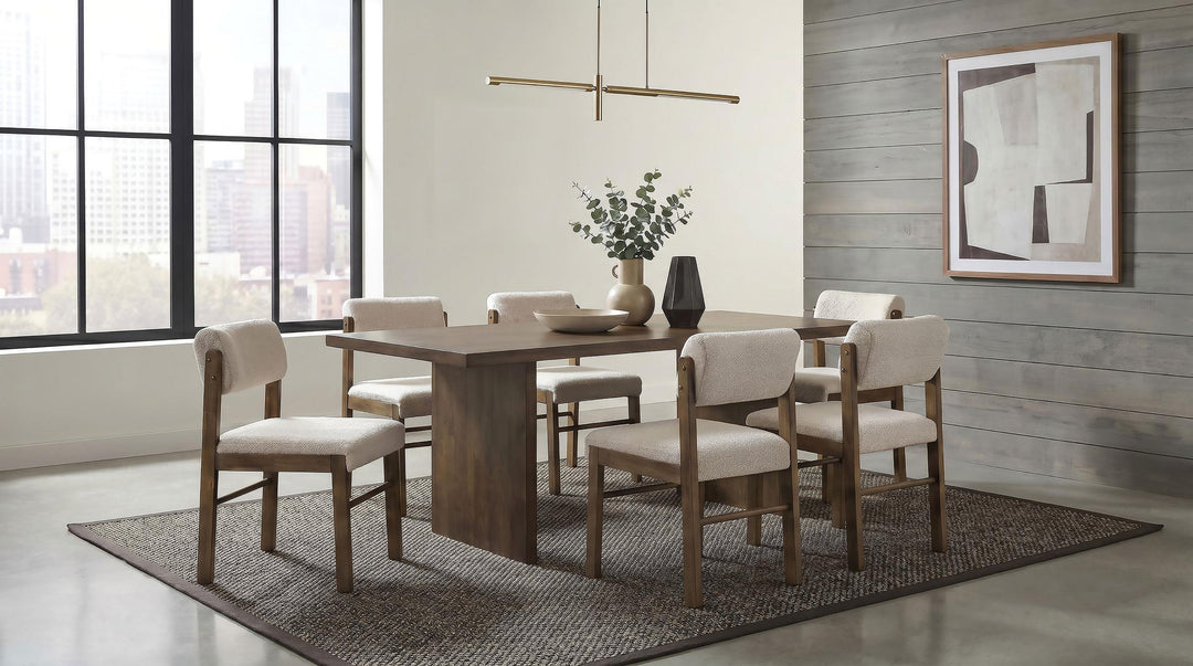 Decker 82-inch Rectangular Wood Dining Table Walnut
