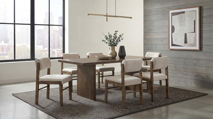 Decker 82-inch Rectangular Wood Dining Table Walnut
