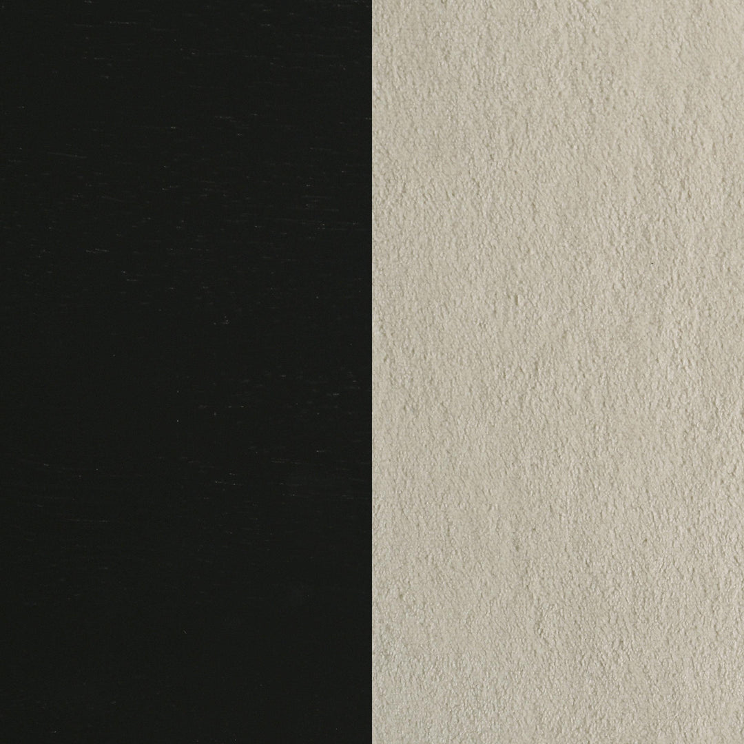 Redbridge Velvet Upholstered Side Chair Cream and Black (Set of 2)