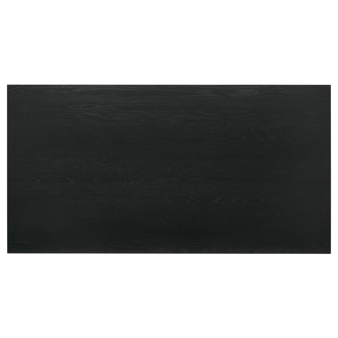 Decker 70-inch Rectangular Wood Counter Height Dining Table Black