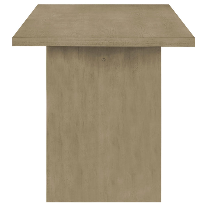 Decker 7-piece 70-inch Rectangular Counter Height Dining Set Grey and Natural Oak