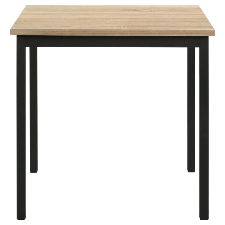 Garza Space Saving Rectangular Dining Table Greige Oak