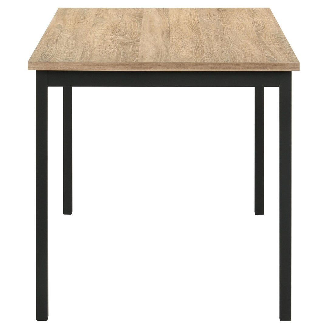 Garza 5-piece Rectangular Dining Table Greige Oak