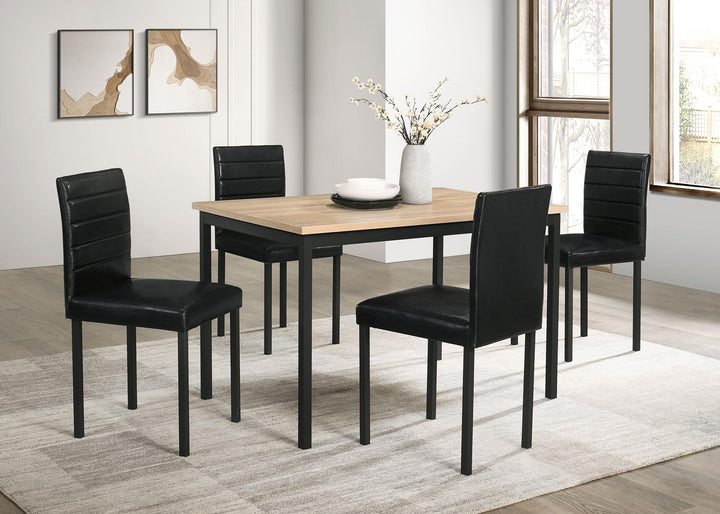 Garza Rectangular 47-inch Dining Table Greige Oak