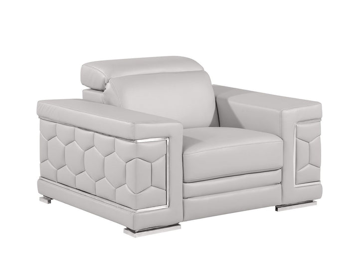 296 - Genuine Leather Chair