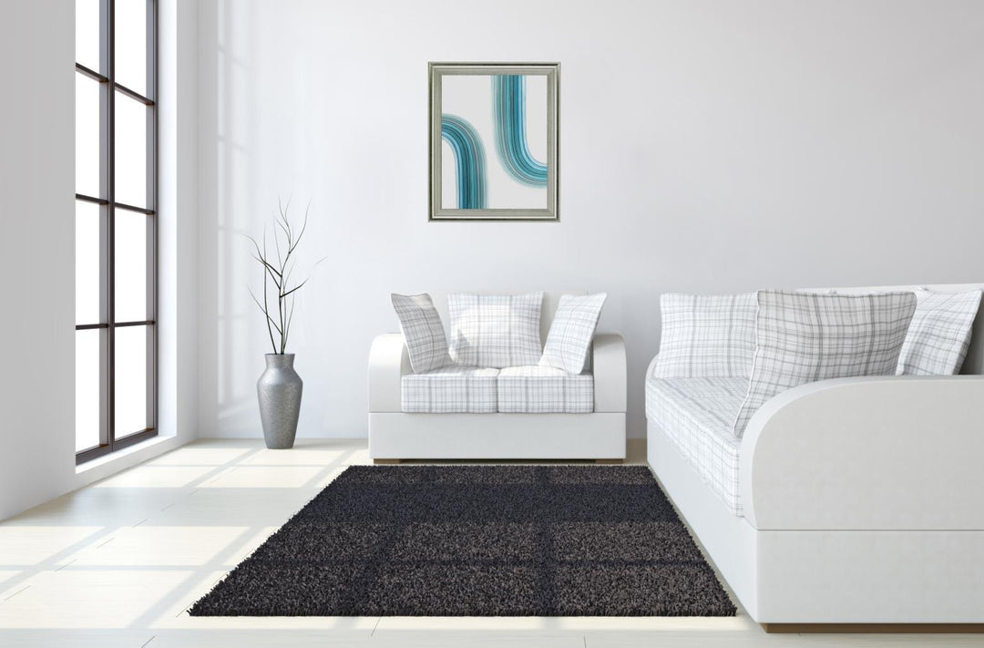 Curved Streams - 28" x 34" Framed Wall Art
