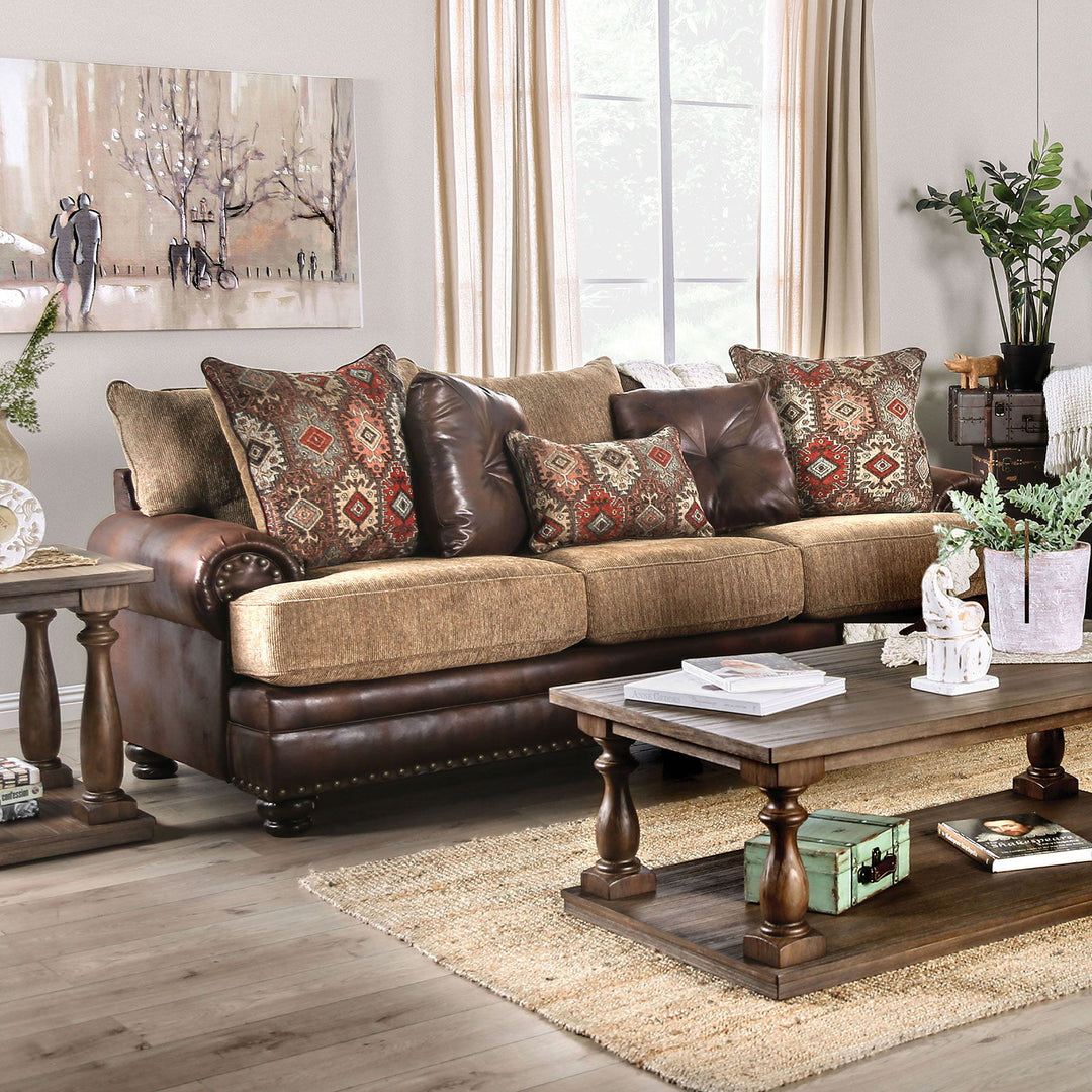 Fletcher - Sofa - Brown / Tan