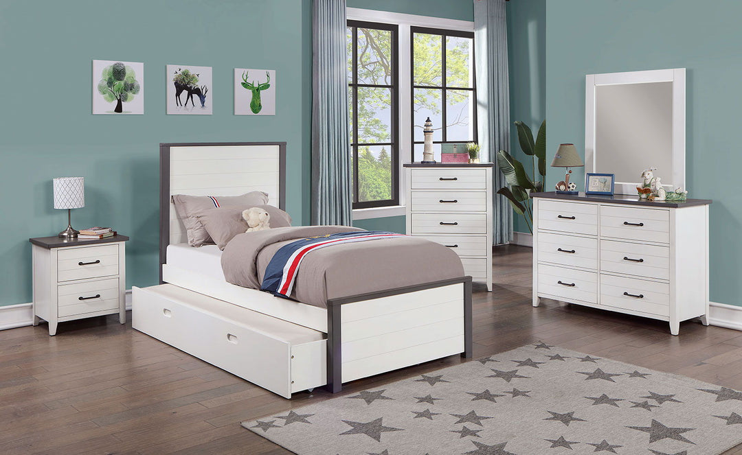 Priam - Dresser - White / Gray