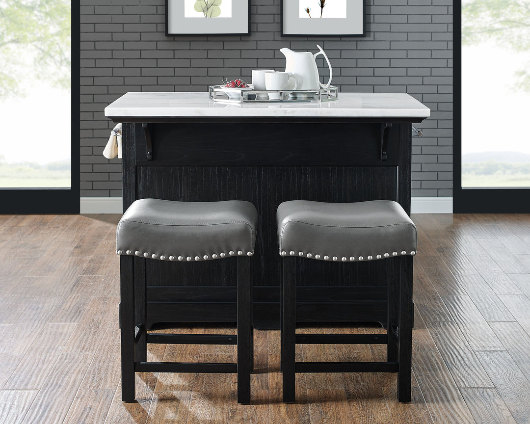 Aspen - Counter Stool (Set of 2) - Dark Gray