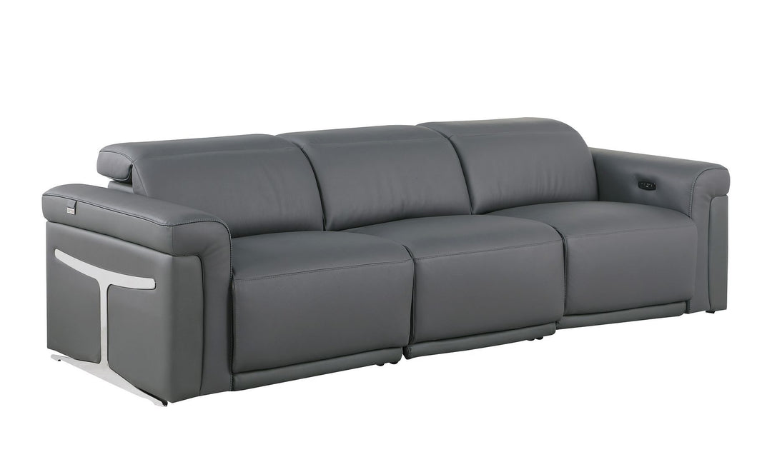 1126 - 3-Piece Modular Power Reclining Sofa In With 3 Power Recliners &amp; Power Headrests