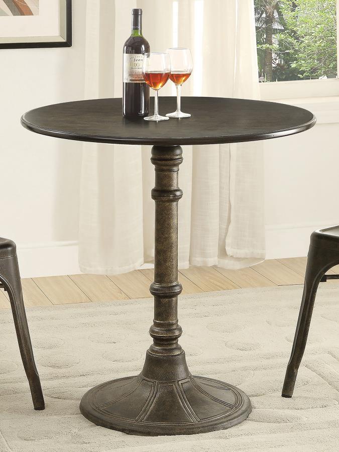 Oswego - Round 30-Inch Bistro Dining Table - Bronze