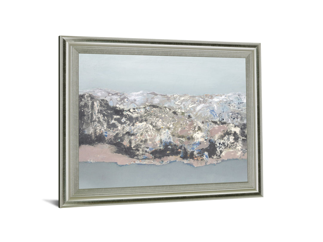 Frosted Divide - 28" x 34" Framed Wall Art