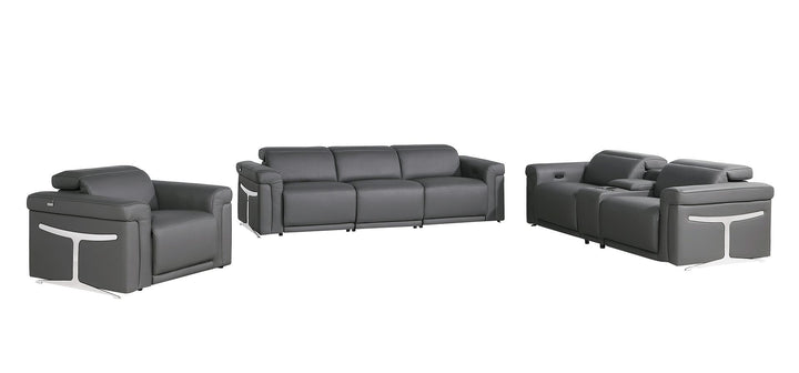 1126 - 7-Piece Modular Power Reclining Sofa, Loveseat &amp; Chair Set In With 6 Power Recliners &amp; Power Headrests
