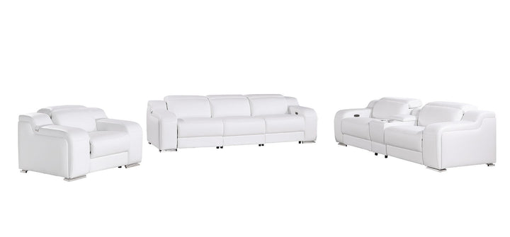1116 - 7-Piece Modular Power Reclining Sofa, Loveseat &amp; Chair Set In With 5 Power Recliners &amp; Power Headrests
