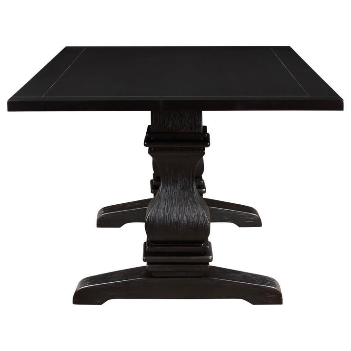Parkins - Rectangular Dining Table - Rustic Espresso