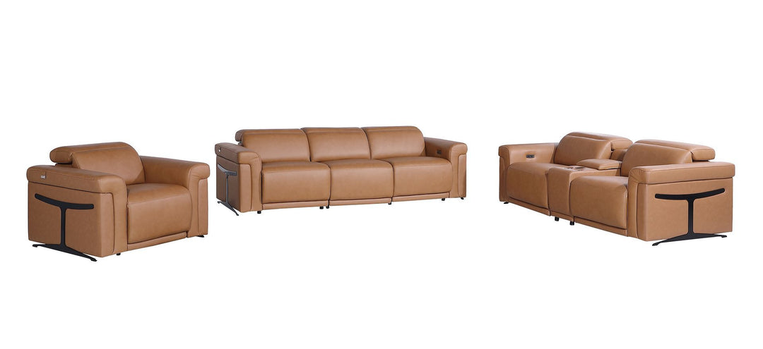 1126 - 7-Piece Modular Power Reclining Sofa, Loveseat &amp; Chair Set In With 6 Power Recliners &amp; Power Headrests