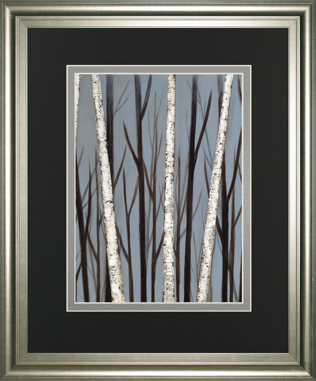 Birch Shadows By Eve - Dark Gray