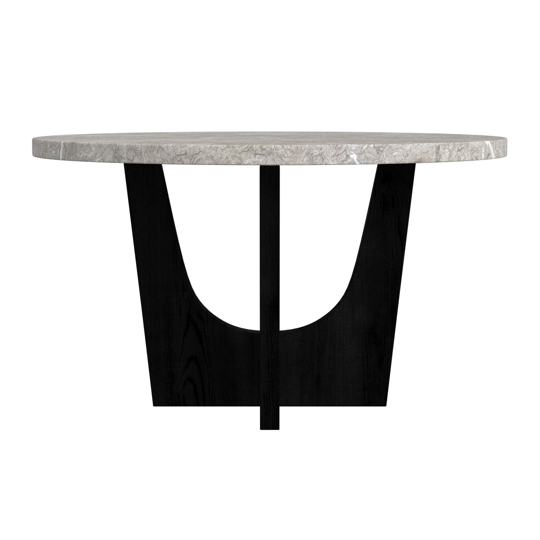 Oregon - Round Table With Faux Marble Top