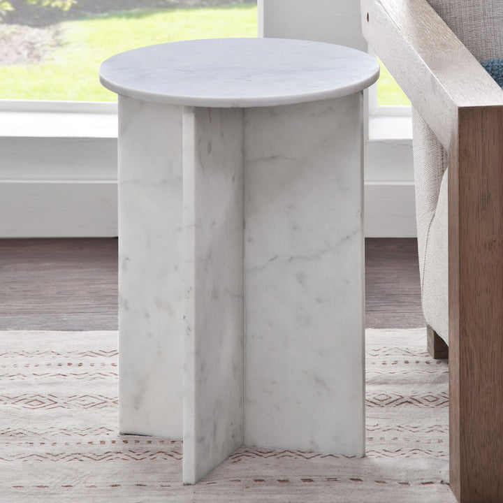 Niki - Banswara Marble End Table
