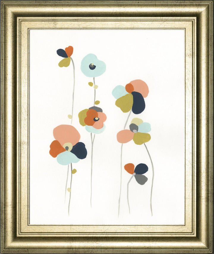 22x26 Modular Bouquet III By June Erica Vess - White