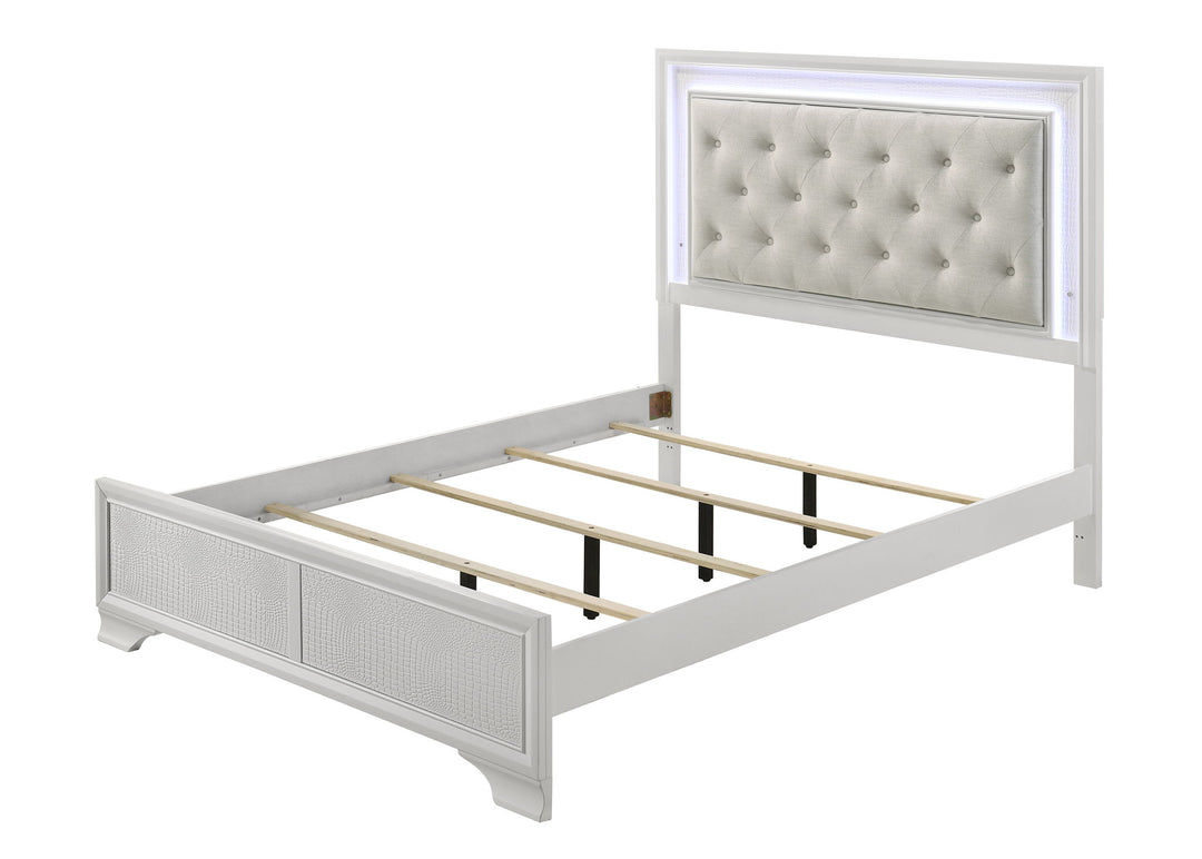 Lyssa - Bedroom Set - Oat / Frost