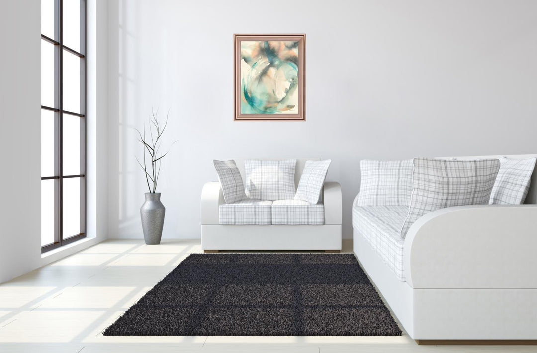Aqua Mist - 28" x 34" Framed Wall Art