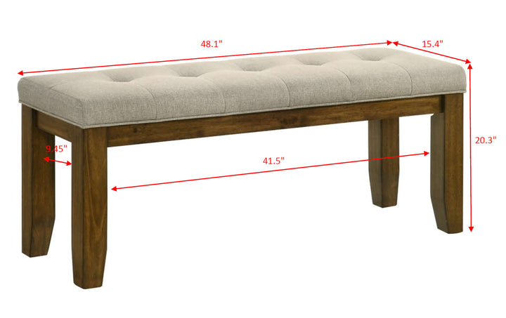 Hollister - Bench - Brown / Gray