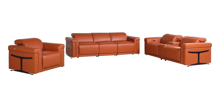1126 - 7-Piece Modular Power Reclining Sofa, Loveseat &amp; Chair Set In With 6 Power Recliners &amp; Power Headrests