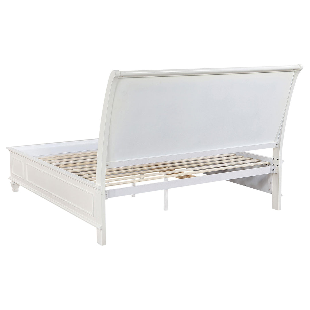 Sandy Beach 5-piece Eastern King Bedroom Set Cream White
