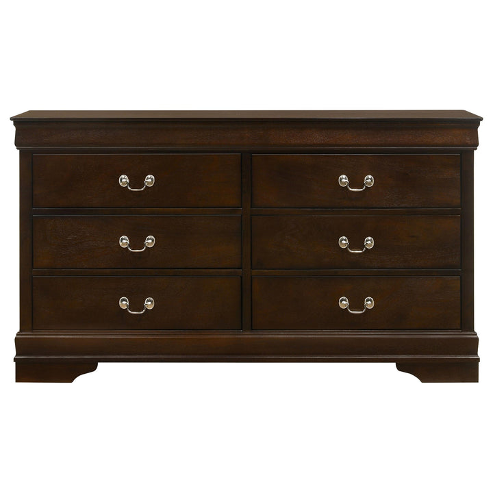 Louis Philippe 5-piece Eastern King Bedroom Set Cappuccino