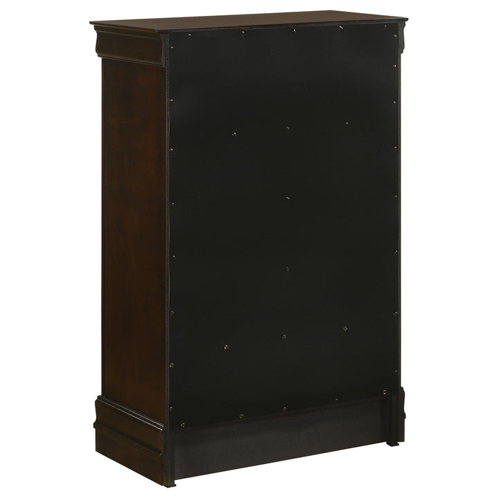 Louis Philippe 5-piece Eastern King Bedroom Set Cappuccino