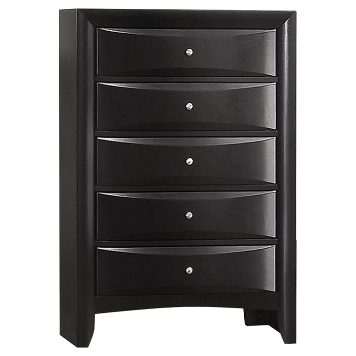 Briana 5-piece Eastern King Bedroom Set Black