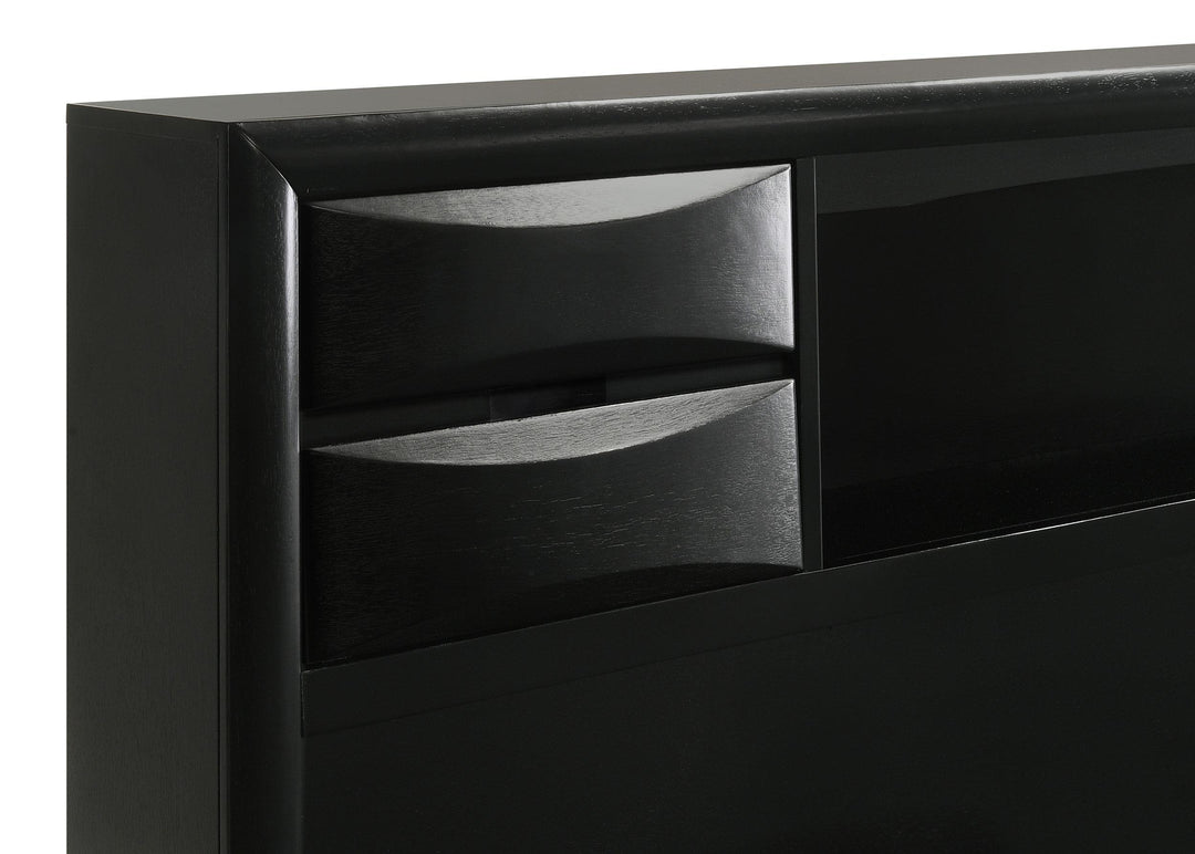 Briana 5-piece Eastern King Bedroom Set Black