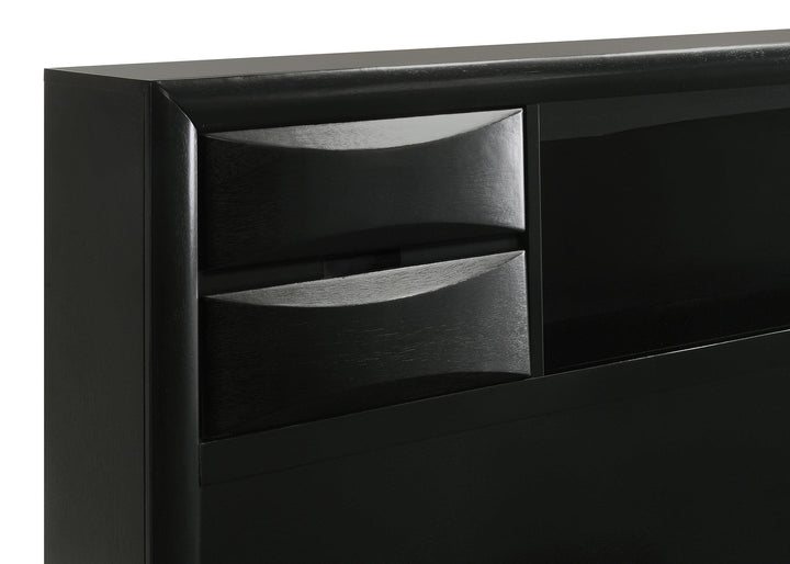 Briana 5-piece Eastern King Bedroom Set Black