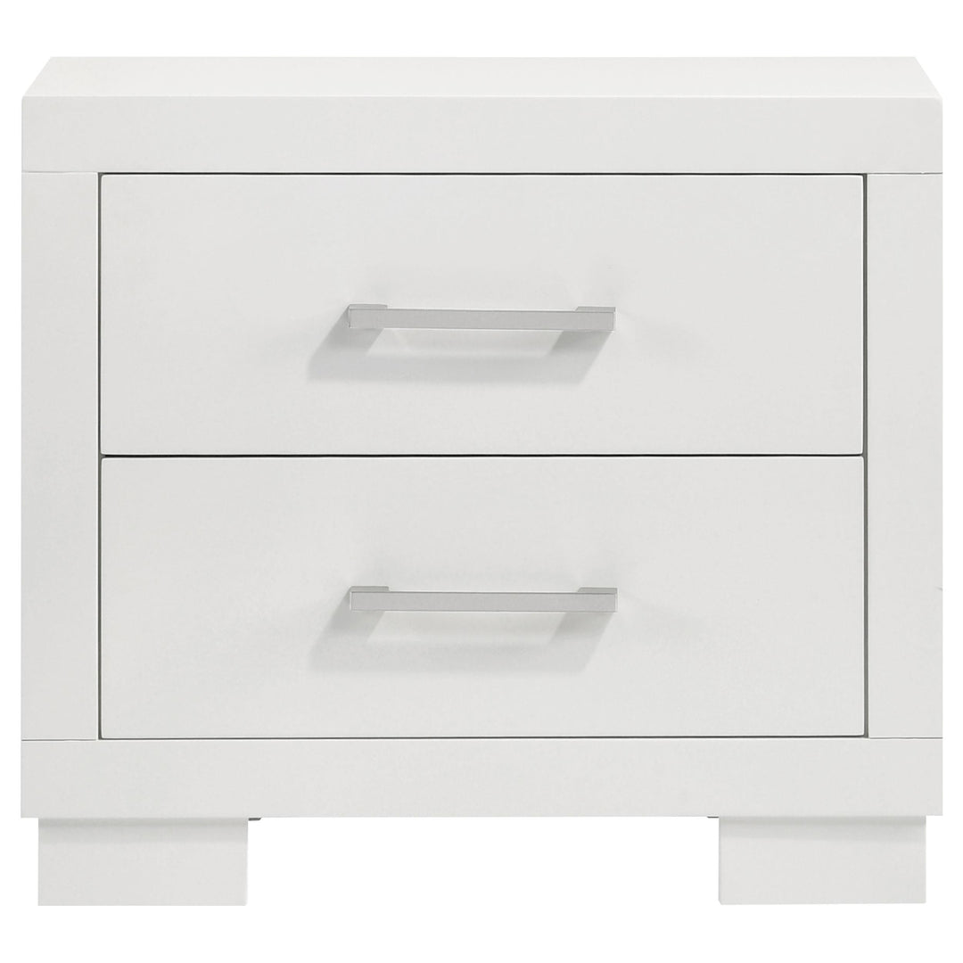 Jessica 4-piece Queen LED Bedroom Set Snow White