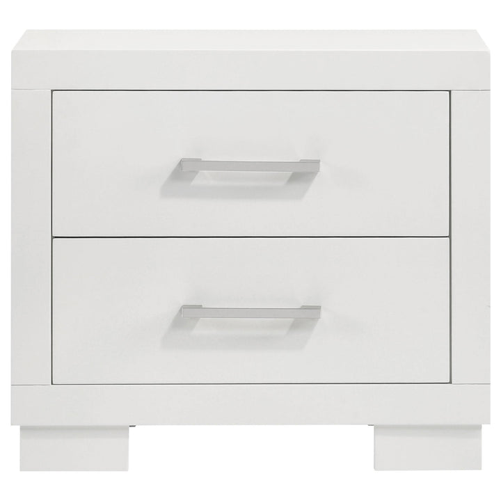 Jessica 4-piece Queen LED Bedroom Set Snow White