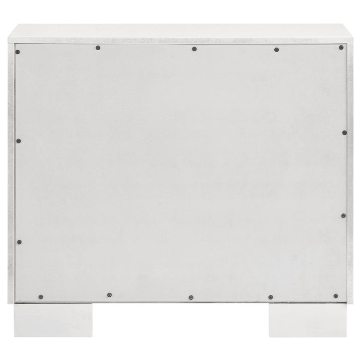Jessica 2-drawer Nightstand Snow White