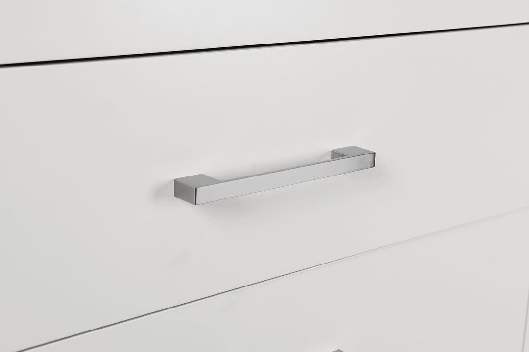 Jessica 2-drawer Nightstand Snow White