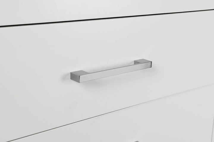 Jessica 2-drawer Nightstand Snow White