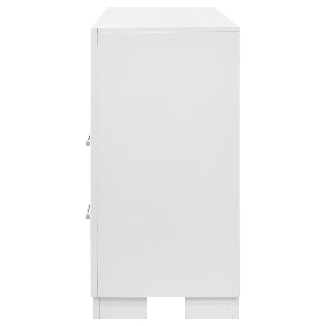 Jessica 6-drawer Dresser Snow White