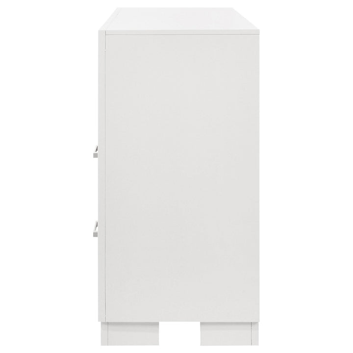 Jessica 6-drawer Dresser Snow White